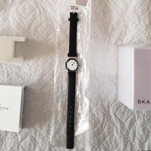 NWT Skagen Denmark Genuine Leather Watch